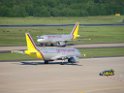 Lufthansa Airbus A 380 zu Besuch Flughafen Koeln Bonn P029